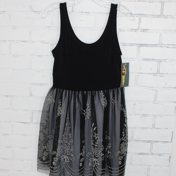 Dress with Silver Sparkle Detailing - Picture 1 of 4